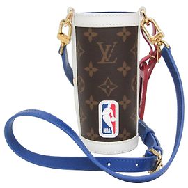 Louis Vuitton Monogram NBA Collaboration Flask Holder Brown White Blue
