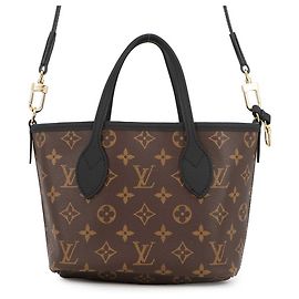 Louis Vuitton Marrom Monogram Neverfull Bandouliere Inside Out BB Marrom