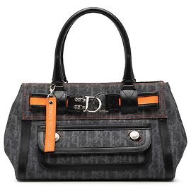 Dior Blue Diorissimo Trotter Denim Flight Handle Bag Blue Dark blue