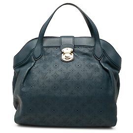 Louis Vuitton Blue Monogram Mahina Cirrus MM Bleu Bleu Marine