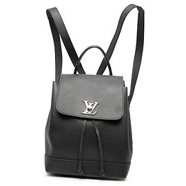 Louis Vuitton Black Taurillon Lockme Backpack Black