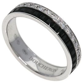 Anello Boucheron Quatre Black Diamond Nero D'oro