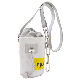 Sac Nano Louis Vuitton avec logo Monogram Chalk Blanc Monogramme