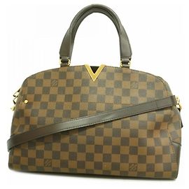 Bolsa Bowling Louis Vuitton Damier Kensington Damier ebene