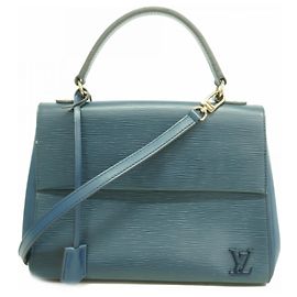 Sac à main Louis Vuitton Epi Cluny MM Bleu Marine