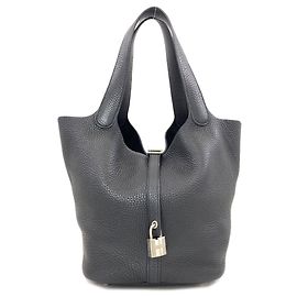 Hermès Borsa Hermes Picotin Lock MM Nero