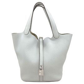 Hermès Bolsa Hermes Picotin Lock MM Marrom