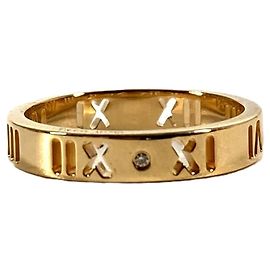 Bague Atlas Logo 4P Diamond de Tiffany & Co. Doré