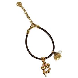 Pulsera Bangle Louis Vuitton Monogram Vivienne Tennis Accessory Castaño