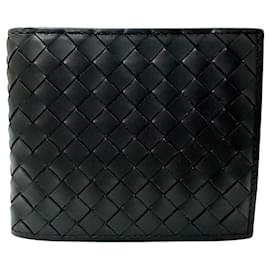Bottega Veneta Men's Bi-Fold Wallet Black