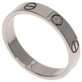 Cartier Mini Love Ring in 18K White Gold Other