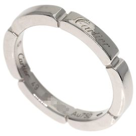 Cartier Maillon Panthère 18K White Gold Band Ring Other
