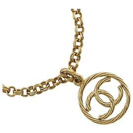 Collar Chanel Coco Mark Dorado
