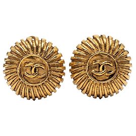 Orecchini a clip Coco Mark placcati oro Chanel D'oro