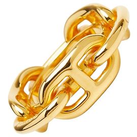 Hermès Anello per foulard Chaine d'Ancre Hermes D'oro