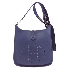 Hermès Borsa a Spalla Hermes Evelyne 3 PM Blu