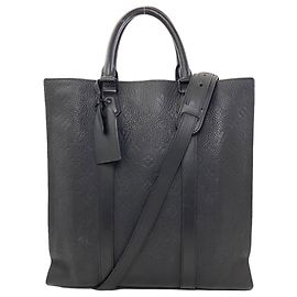 Louis Vuitton M21866 Sac Plat Tote Bag Black
