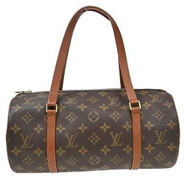 Bolsa Louis Vuitton Papillon Monogram Canvas 30 Marrom