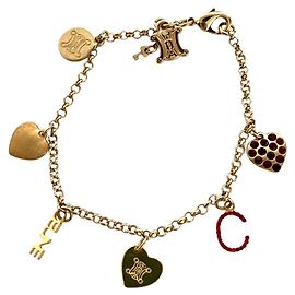 Céline Bracelet CELINE Macadam x Heart Charm Doré