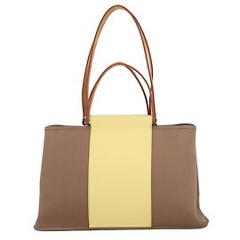 Hermès Hermes Cabas PM Tote Bag Yellow Taupe