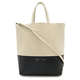 Céline Celine Vertical Cabas Small Tote Bag White