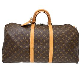 Louis Vuitton Keepall Monogram Canvas 55 Marrom