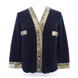 Chanel Kaschmir-Cardigan Schwarz
