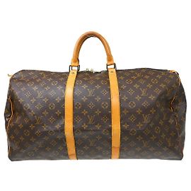 Louis Vuitton Keepall Bag Monogram Canvas 55 Brown