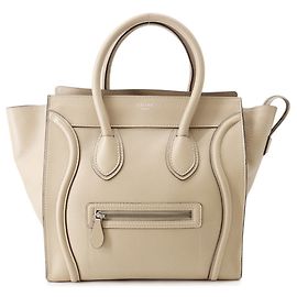 Céline Sac à main Celine Luggage Shopper Mini Beige