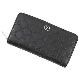 Gucci Long Wallet in Black Leather Black