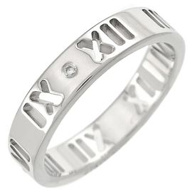 Tiffany & Co. Atlas Diamond Ring in 18K White Gold Other