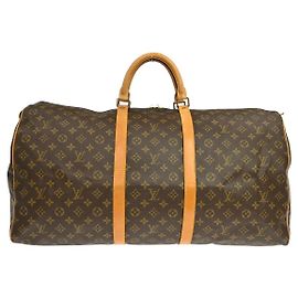 Louis Vuitton Keepall Bag Monogram Canvas 60 Brown