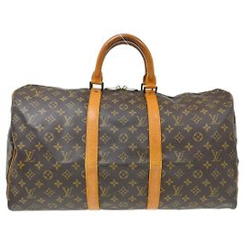 Louis Vuitton Keepall Monogram Canvas 50 Marron
