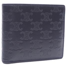 Céline Celine Men's Bi-Fold Wallet Black