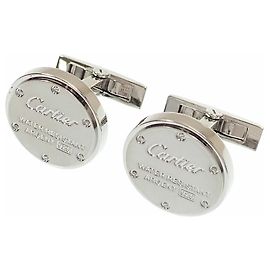 Gemelli Cartier in argento 925 resistenti all'acqua Argento