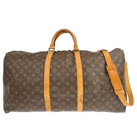 Louis Vuitton Keepall Bandouliere Monogram Canvas 60 Marron