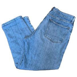 Vaqueros Comptoir des Cotonniers Corte Recto Azul Claro Azul