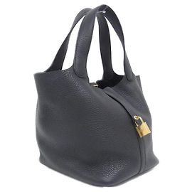 Hermès Hermes Picotin Lock MM Handbag Black