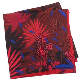Cartier Kaschmir-Schal mit Tiermotiv Braun Rot
