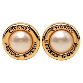 Chanel 31 RUE CAMBON Vintage Ohrringe Golden