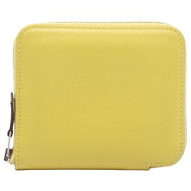 Hermès Hermes Azap Compact Coin Purse Golden Yellow