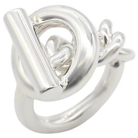 Hermès Hermes Croisette GM Ring Silvery