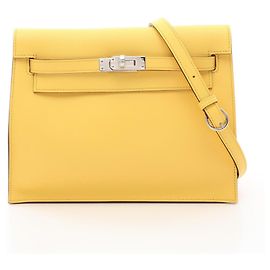 Hermès Bolsa de ombro Hermes Kelly Dance II Amarelo