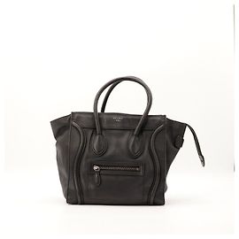 Céline Celine Sac Cabas Micro Luggage Noir