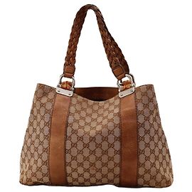 Sac Cabas Gucci en Toile Monogramme GG Marron Monogramme