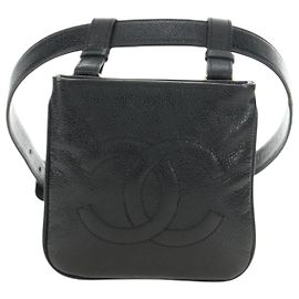 Chanel Vintage Timeless Belt Bag Caviar Small Black
