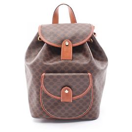 Céline Mochila/Bolso Celine Macadam Marrón Castaño