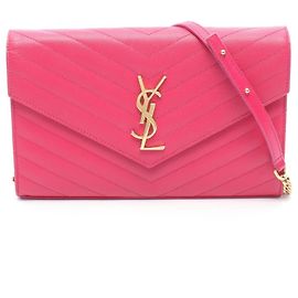 Bolso de Hombro Yves Saint Laurent Cassandra Classic Roja