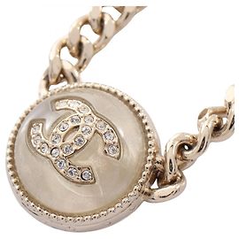 Colar Chanel Coco Mark Circle Dourado