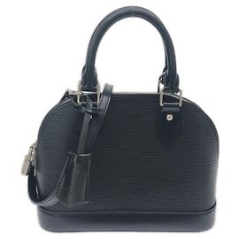 Louis Vuitton Epi Alma BB Handbag Black